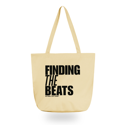 Finding The Beats Neutral Canvas Tote Bag