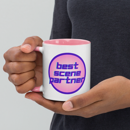 Best Scene Partner Pink and Purple Impact Mug