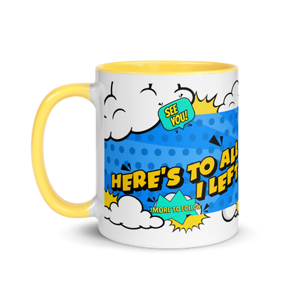 Here's To All The Self-Tapes I Left Behind Comic Mug