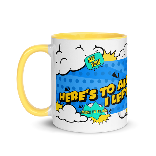 Here's To All The Self-Tapes I Left Behind Comic Mug