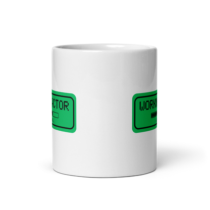 Working Actor Loading Green Graphic Mug